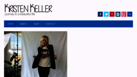 What Kristenkeller.com website looked like in 2016 (7 years ago)