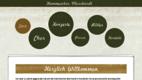 What Kammerchor-murrhardt.de website looked like in 2016 (7 years ago)
