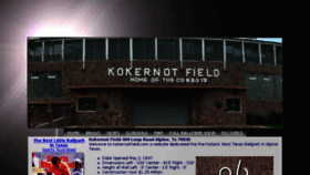 What Kokernotfield.com website looked like in 2016 (7 years ago)