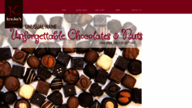 What Knokeschocolatesandnuts.com website looked like in 2016 (7 years ago)