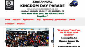 What Kingdomdayparade.org website looked like in 2016 (7 years ago)