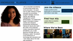 What Knowledgealliance.org website looked like in 2016 (7 years ago)