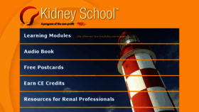 What Kidneyschool.org website looked like in 2016 (7 years ago)