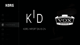 What Korg-kid.com website looked like in 2017 (7 years ago)