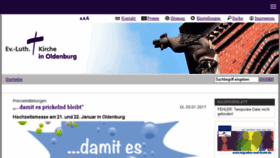 What Kirche-oldenburg.de website looked like in 2017 (7 years ago)