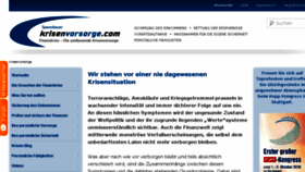 What Krisenvorsorge.com website looked like in 2017 (7 years ago)