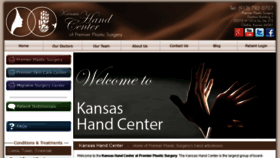 What Kansashandcenter.com website looked like in 2017 (7 years ago)