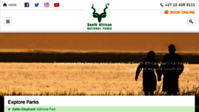 What Krugernationalpark.org website looked like in 2017 (7 years ago)