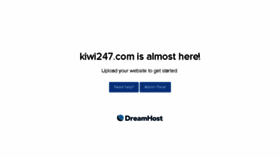 What Kiwi247.com website looked like in 2017 (7 years ago)