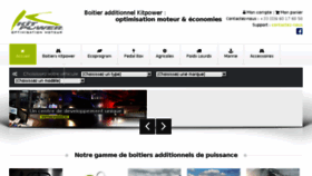 What Kitpower.fr website looked like in 2017 (7 years ago)