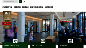 What Klinikum-aschaffenburg.de website looked like in 2017 (7 years ago)