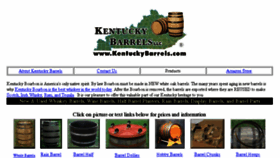 What Kentuckybarrels.com website looked like in 2017 (7 years ago)