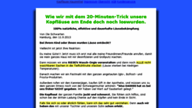 What Kopflaeuse-hausmittel.de website looked like in 2017 (7 years ago)