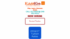 What Kiddieklub.com website looked like in 2017 (7 years ago)