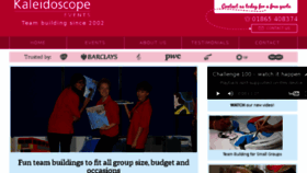 What Kaleidoscope-events.co.uk website looked like in 2017 (7 years ago)