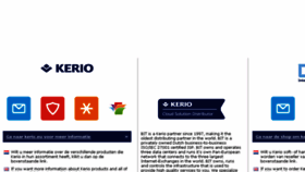 What Kerio.nl website looked like in 2017 (7 years ago)