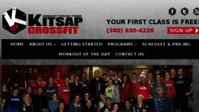 What Kitsapcrossfit.com website looked like in 2017 (7 years ago)