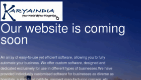 What Karyaindia.com website looked like in 2017 (7 years ago)