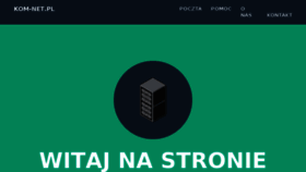 What Kom-net.pl website looked like in 2017 (7 years ago)