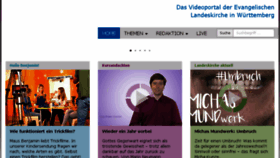 What Kirchenfernsehen.de website looked like in 2017 (7 years ago)