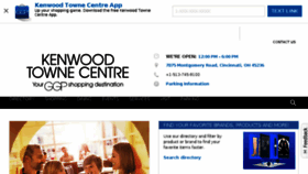 What Kenwoodtownecentre.com website looked like in 2017 (7 years ago)
