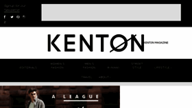 What Kentonmagazine.com website looked like in 2017 (7 years ago)