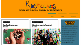 What Kidscolados.com website looked like in 2017 (7 years ago)