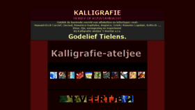 What Kalligrafie-veertje.be website looked like in 2017 (7 years ago)
