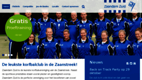What Kvzaandamzuid.nl website looked like in 2017 (7 years ago)