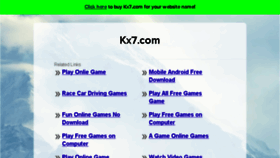 What Kx7.com website looked like in 2017 (8 years ago)