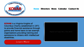 What Kovarva.org website looked like in 2017 (7 years ago)