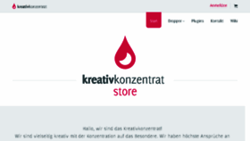 What Kreativkonzentrat.de website looked like in 2017 (7 years ago)
