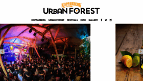What Kopparbergurbanforest.com website looked like in 2017 (7 years ago)