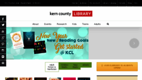 What Kerncountylibrary.org website looked like in 2017 (7 years ago)