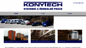 What Konytech.com website looked like in 2017 (7 years ago)