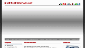 What Kuechenfront24.de website looked like in 2017 (7 years ago)