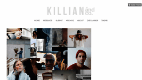 What Killianandco.com website looked like in 2017 (7 years ago)