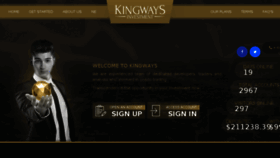 What Kingways.biz website looked like in 2017 (7 years ago)