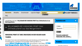 What Kingkong-print.de website looked like in 2017 (7 years ago)