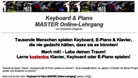 What Keyboard-lehrgang.com website looked like in 2017 (7 years ago)