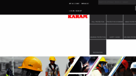 What Karamonline.com website looked like in 2017 (7 years ago)