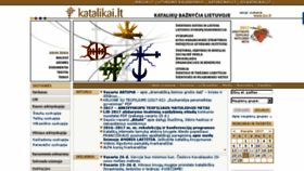 What Katalikai.lt website looked like in 2017 (7 years ago)