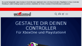 What King-controller.de website looked like in 2017 (7 years ago)