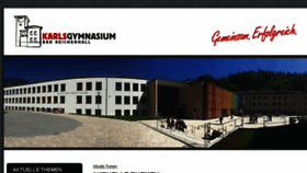 What Karlsgymnasium-bgl.de website looked like in 2017 (7 years ago)