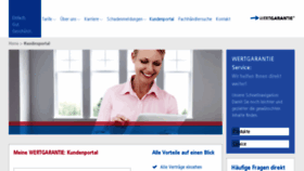 What Kunde.wertgarantie.de website looked like in 2017 (7 years ago)