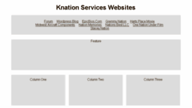 What Knationservices.com website looked like in 2017 (7 years ago)