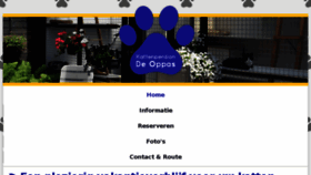 What Kattenpensiondeoppas.nl website looked like in 2017 (7 years ago)