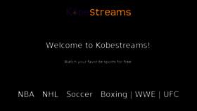 What Kobestreams.com website looked like in 2017 (7 years ago)