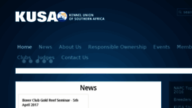 What Kusa.co.za website looked like in 2017 (7 years ago)
