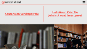 What Koneensaatio.fi website looked like in 2017 (7 years ago)